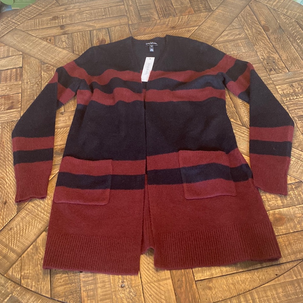 Long Tall Sally Color Block Long Cardigan - NWT